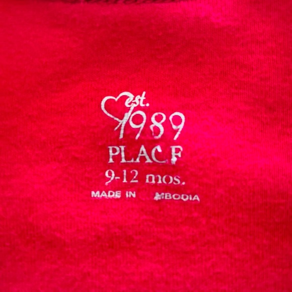 Children’s Place Pink Tank Top with Floral Embroidery Size 9-12’Months - Picture 4 of 6